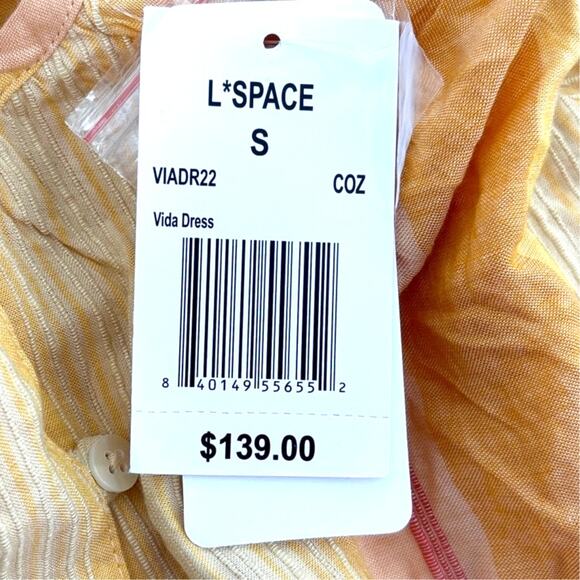 L*Space Cozumel Stripe Vida Dress S - Picture 6 of 12